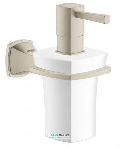 Дозатор жидкого мыла Grohe Grandera с держателем никель 40627EN0