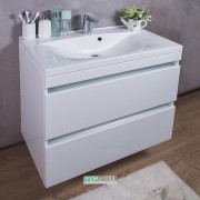 Тумба подвесная Буль-Буль Borneo 795х475х710 с раковиной Yonna 80 белый Borneo 800 (Borneo 800 + 0608101)