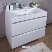 Тумба подвесная Буль-Буль Borneo 795х475х710 с раковиной Yonna 80 белый Borneo 800 (Borneo 800 + 0608101)