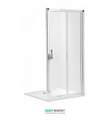 Душові двері в нішу Kolo GEO 6 скляна розсувна 140х190 частина 2/2 GDRS14222003B
