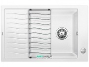 Мойка для кухни прямоугольная BLANCO ELON XL 6 S SILGRANIT врезная  с клапаном-автоматом  белый 524838