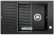 Мийка для кухні прямокутна BLANCO ELON XL 6 S SILGRANIT врізна з клапаном-автоматом антрацит 524834