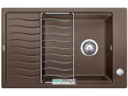 Мойка для кухни прямоугольная BLANCO ELON XL 6 S SILGRANIT врезная  с клапаном-автоматом  кофе 524843