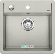 Мийка для кухні прямокутна BLANCO DALAGO 5 SILGRANIT врізна з клапаном-автоматом перловий 520544