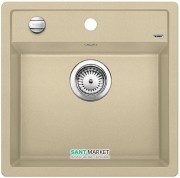Мийка для кухні прямокутна BLANCO DALAGO 5 SILGRANIT врізна з клапаном-автоматом шампань 518526