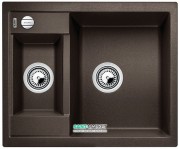 Мойка для кухни прямоугольная BLANCO METRA 6 SILGRANIT врезная  с клапаном-автоматом  кофе 516162