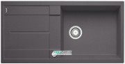 Мойка для кухни прямоугольная BLANCO METRA XL 6 S SILGRANIT врезная  с клапаном-автоматом  темная скала 518881