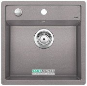Мийка для кухні прямокутна BLANCO DALAGO 5 SILGRANIT врізна з клапаном-автоматом алюметаллик 518522