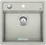 Мойка для кухни прямоугольная BLANCO DALAGO 5 SILGRANIT врезная  с клапаном-автоматом  жемчужный 520544