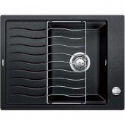 Мийка для кухні прямокутна BLANCO Elon 45 S SILGRANIT® PuraDur® антрацит 524814