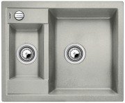 Мойка для кухни прямоугольная BLANCO METRA 6 SILGRANIT врезная  с клапаном-автоматом  жемчужный 520574