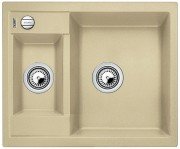 Мойка для кухни прямоугольная BLANCO METRA 6 SILGRANIT врезная  с клапаном-автоматом  шампань 516159