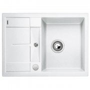Мойка для кухни прямоугольная BLANCO Metra 45 S Compact SILGRANIT® PuraDur® белая 519576
