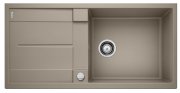 Мийка для кухні прямокутна BLANCO METRA XL 6 S SILGRANIT врізна з клапаном-автоматом сірий беж 517360