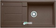 Мийка для кухні прямокутна BLANCO METRA XL 6 S SILGRANIT врізна з клапаном-автоматом мускат 521896