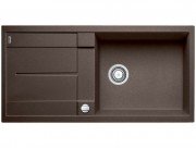 Мийка для кухні прямокутна BLANCO METRA XL 6 S SILGRANIT врізна з клапаном-автоматом кава 515287
