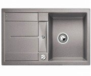 Мийка для кухні прямокутна BLANCO Metra 45 S SILGRANIT® PuraDur® алюметаллик 513027
