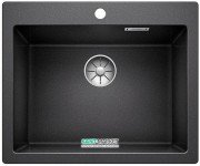 Мийка для кухні прямокутна BLANCO PLEON 6 врізна штучний граніт антрацит +521678