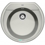 Мойка для кухни круглая BLANCO Rondoval 45 SILGRANIT® PuraDur® жемчужный 520604