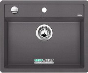 Мийка для кухні прямокутна BLANCO DALAGO 6 SILGRANIT врізна з клапаном-автоматом темна скеля 518850
