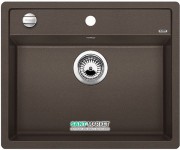 Мийка для кухні прямокутна BLANCO DALAGO 6 SILGRANIT врізна з клапаном-автоматом кава 515066