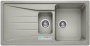Мийка для кухні прямокутна BLANCO SONA 6 S SILGRANIT врізна обертаємося перловий 520483