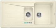 Мойка для кухни прямоугольная BLANCO SONA 6 S SILGRANIT врезная  оборачиваемая  жасмин 519856