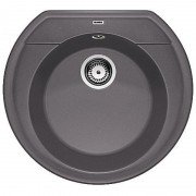 Мийка для кухні кругла BLANCO Rondoval 45 SILGRANIT® PuraDur® темна скеля 518915
