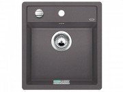 Мийка для кухні квадратна BLANCO Dalago 45 SILGRANIT® PuraDur® темна скеля 518846