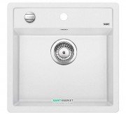 Мийка для кухні квадратна BLANCO Dalago 45 SILGRANIT® PuraDur® біла 517160