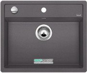 Мийка для кухні прямокутна BLANCO DALAGO 6 SILGRANIT врізна з клапаном-автоматом темна скеля 518850
