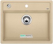 Мойка для кухни прямоугольная BLANCO DALAGO 6 SILGRANIT врезная  с клапаном-автоматом  шампань 514194