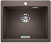 Миття для кухні прямокутне BLANCO PLEON 6 врізне штучний граніт кави 521688
