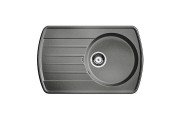 Мойка для кухни прямоугольная BLANCO Rondoval 45 S SILGRANIT® PuraDur® алюметаллик 515763