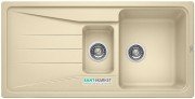 Мойка для кухни прямоугольная BLANCO SONA 6 S SILGRANIT врезная  оборачиваемая  шампань 519857