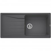 Мийка для кухні прямокутна BLANCO SONA XL 6 S SILGRANIT врізна обертаємося темна скеля 519690