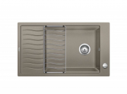 Мойка для кухни прямоугольная BLANCO ELON XL 8 S врезная  искусственный гранит  серый беж 524867