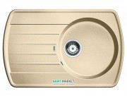 Мийка для кухні прямокутна BLANCO Rondoval 45 S SILGRANIT® PuraDur® шампань 515766