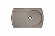Мийка для кухні прямокутна BLANCO Rondoval 45 S SILGRANIT® PuraDur® сірий беж 517519