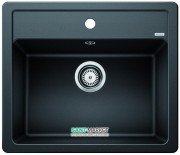 Мойка для кухни прямоугольная BLANCO Legra 6 SILGRANIT® врезная  антрацит 523332