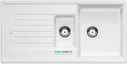 Мийка для кухні прямокутна BLANCO ZIA 6 S SILGRANIT врізна обертаємося білий 514742