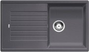 Мойка для кухни прямоугольная BLANCO ZIA 5S SILGRANIT врезная  темная скала 520512