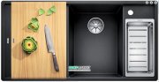 Мийка для кухні прямокутна BLANCO Axia III 6 S-F SILGRANIT® антрацит 523483