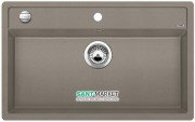 Мийка для кухні прямокутна BLANCO DALAGO 8 SILGRANIT врізна з клапаном-автоматом сірий беж 517323