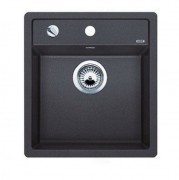 Мийка для кухні квадратна Blanco DALAGO 45-F SILGRANIT клапан-автомат антрацит 517166