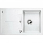 Мийка для кухні обертаємося прямокутна Blanco METRA 45 S-F клапан-автомат білий 519083