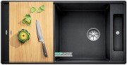 Мийка для кухні прямокутна BLANCO Axia III XL 6 S-F SILGRANIT® антрацит 523520