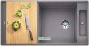 Мийка для кухні прямокутна BLANCO Axia III XL 6 S-F SILGRANIT® алюметаллик 523522