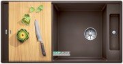 Мойка для кухни прямоугольная BLANCO Axia III XL 6 S-F SILGRANIT® кофе 523525