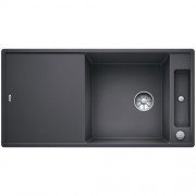 Мойка для кухни прямоугольная BLANCO Axia III XL 6 S-F SILGRANIT® темная скала 523527